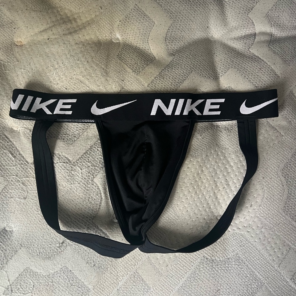 Black Nike jockstrap size large